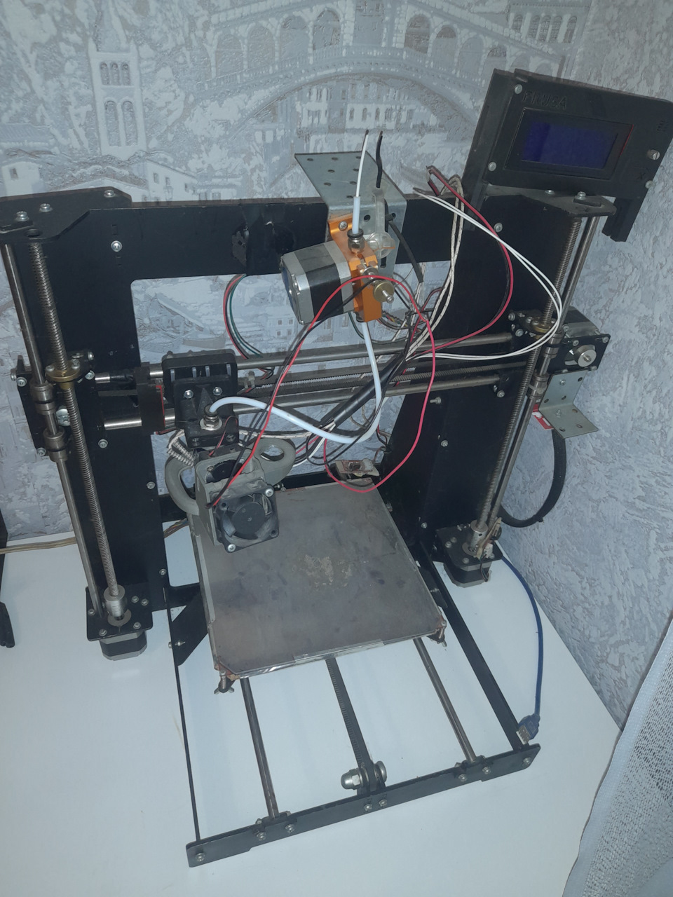 Продам 3D принтер Prusa i3 steel(стальная рама) — DRIVE2