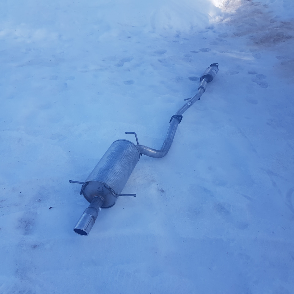 Глушитель — Subaru Forester (SF), 2 л, 1999 года | своими руками | DRIVE2