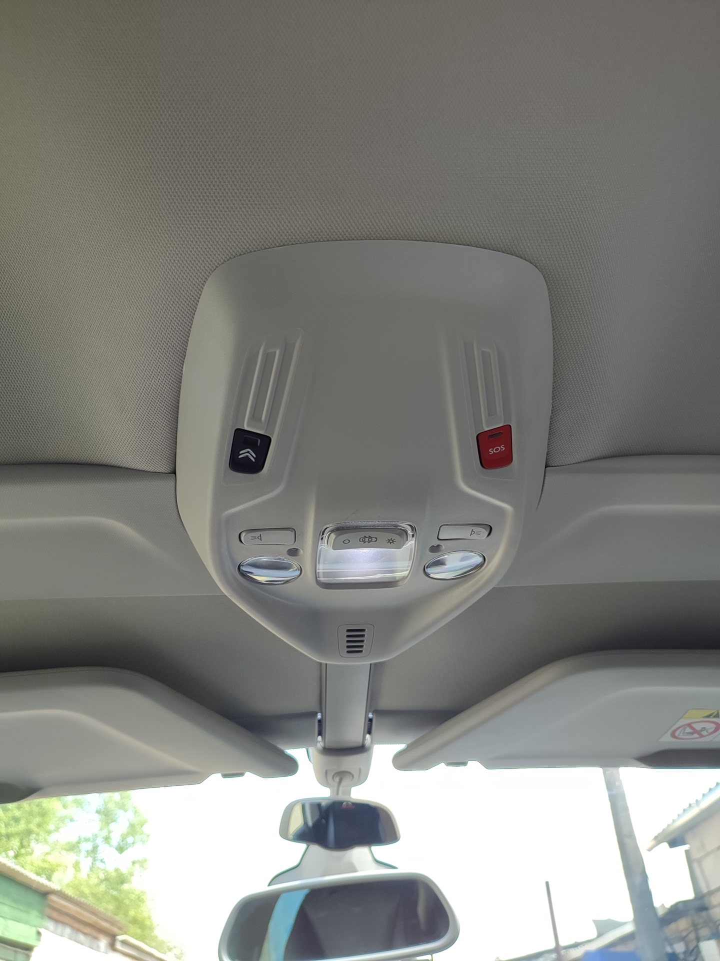 Моргающий светодиод кнопки "SOS" — Citroen Grand C4 Picasso (2G), 1,6 л ...