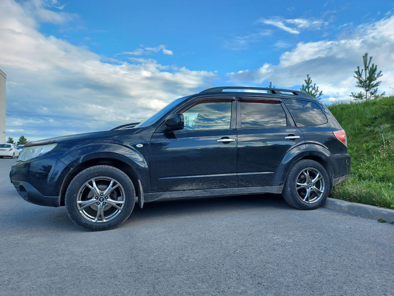 Новые шины Sailun + замена ступицы. — Subaru Forester (SH), 2 л, 2008 ...