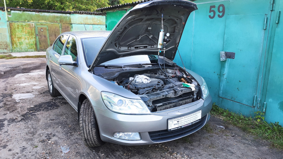 Skoda Octavia A5 1.8 чистка форсунок и мойка радиаторов — Промывка ...