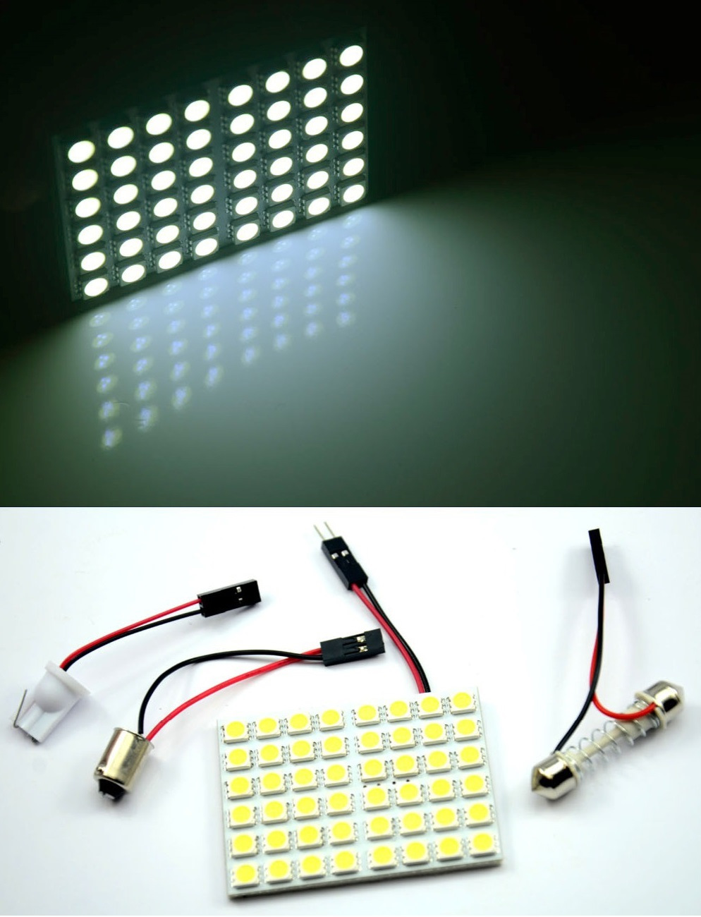 48 smd. Светодиодные 12v ll6616 150.