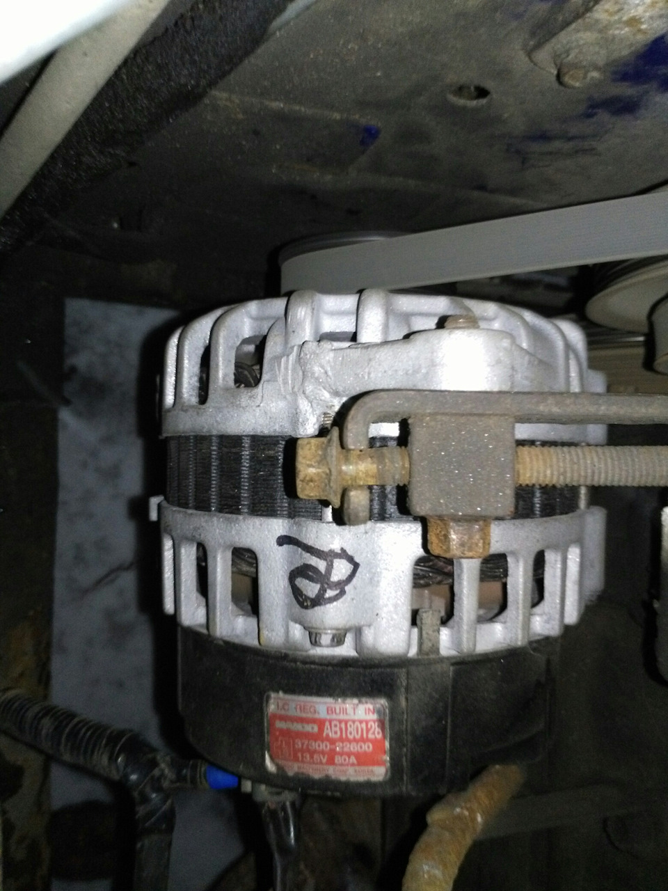 Замена генератора — Hyundai Accent (2G), 1,5 л, 2003 года | своими ...