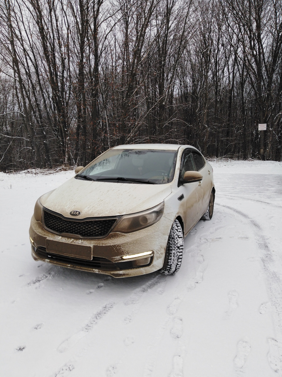 До и после поездки в Воронеж — KIA Rio (3G), 1,6 л, 2017 года | путешествие  | DRIVE2