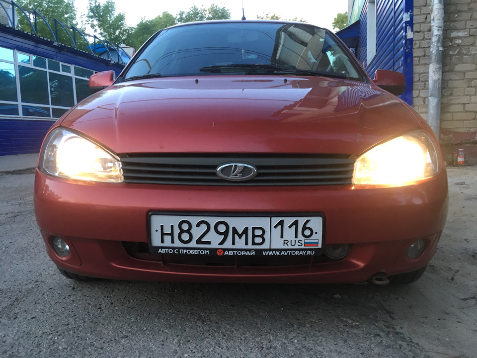 Диоды в панель приборов Калина. Лампа h7 в ближний свет. — Lada Калина ...