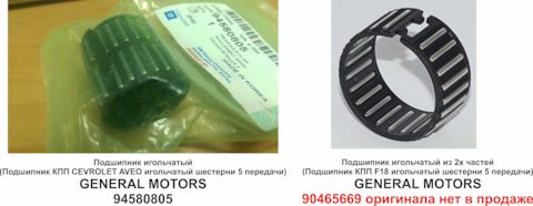 94580805 Подшипник КПП GM | Запчасти на DRIVE2