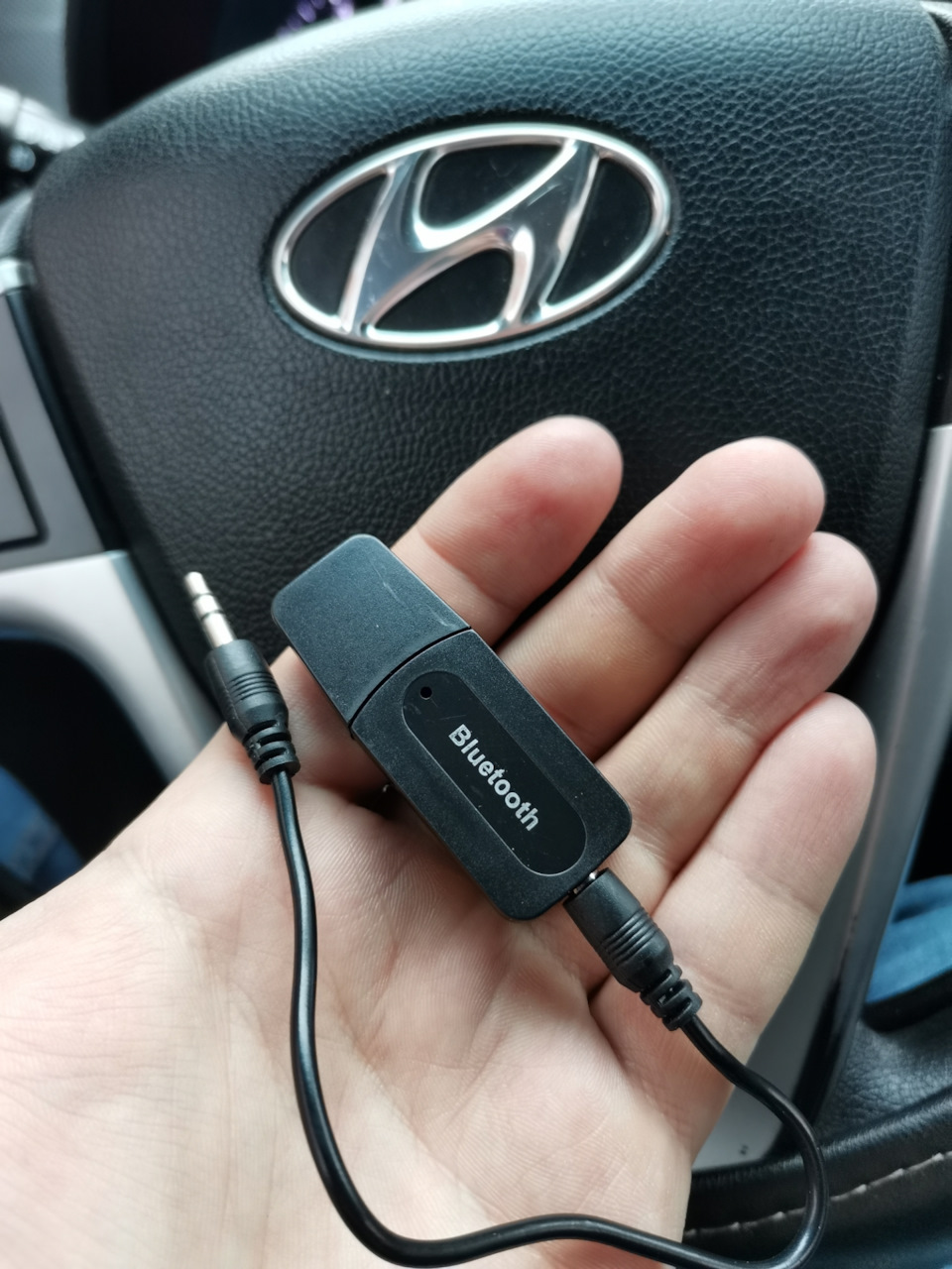 Bluetooth адаптер или музыка без проводов. — Hyundai Solaris, 1,6 л, 2012  года | аксессуары | DRIVE2