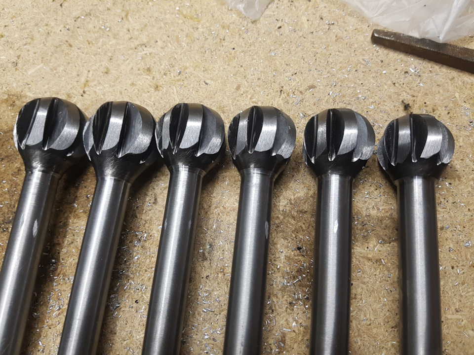 Щаровые фрезы для ИСпортинга ГБЦ — Lada 21061, 1,5 л, 1984 года ...