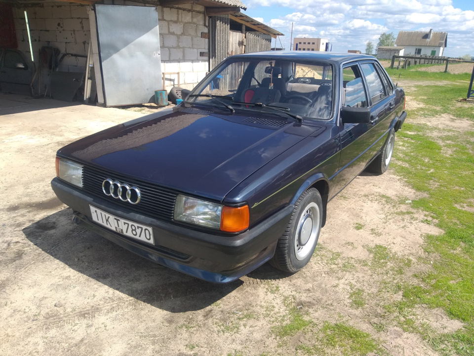 Учет и техосмотр в один день — Audi 80 (B2), 1,8 л, 1984 года ...