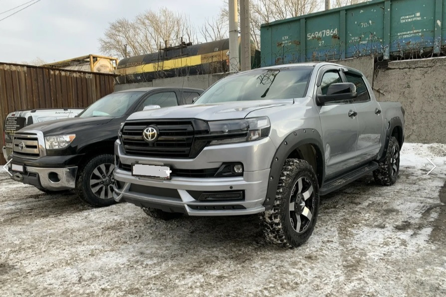 Пикап Тундра с мордой от 200го Крузака — DRIVE2