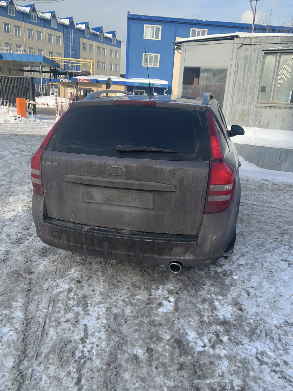 Насадка на выхлоп — KIA Ceed SW (1G), 1,6 л, 2008 года | тюнинг | DRIVE2