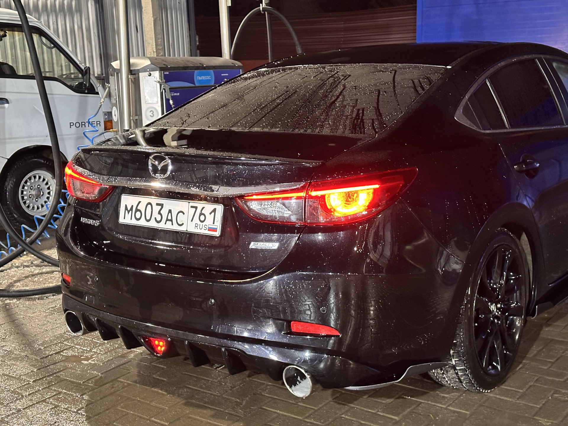 Элероны заднего бампера — Mazda 6 (3G) GJ, 2 л, 2016 года | тюнинг | DRIVE2