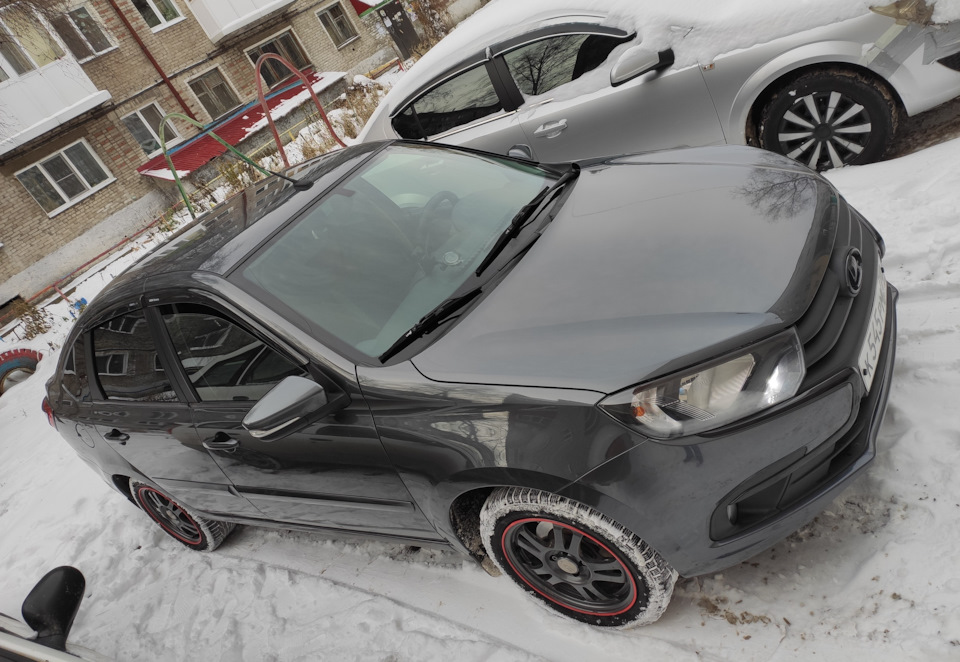 Защита колесных дисков от бордюрки — Lada Гранта Лифтбек (2-е поколение ...