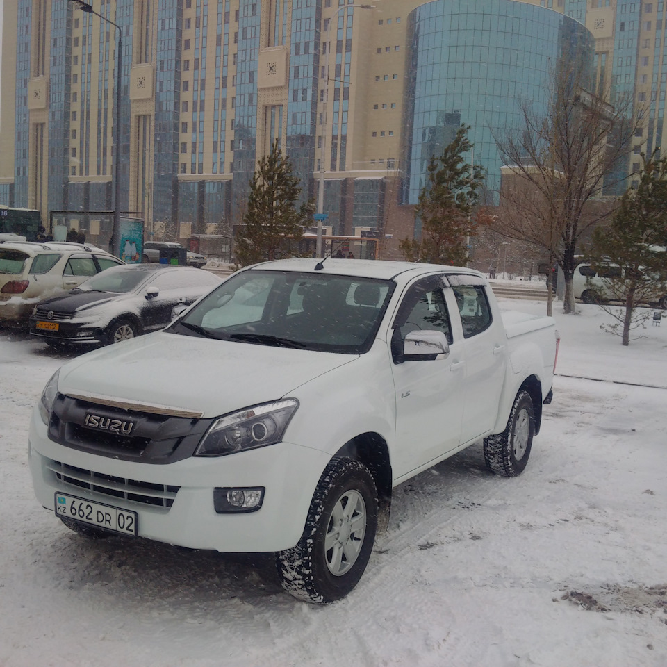 Подмена. Наконец-то морозы и поездка в Павлодар. — Isuzu D-Max, 3 л, 2019  года | путешествие | DRIVE2