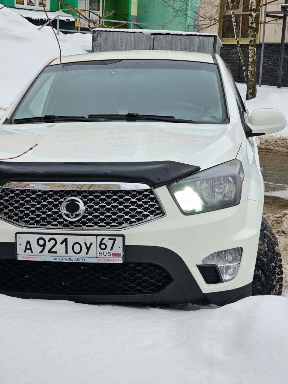 Ищу дефлектор капота — SsangYong Actyon Sports (1G), 2 л, 2010 года |  аксессуары | DRIVE2