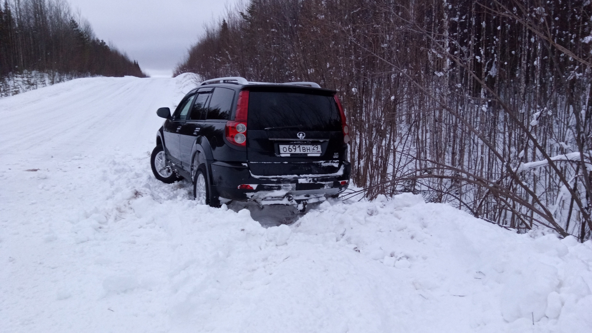 Осторожно гололёд! — Great Wall Hover, 2 л, 2015 года | просто так | DRIVE2