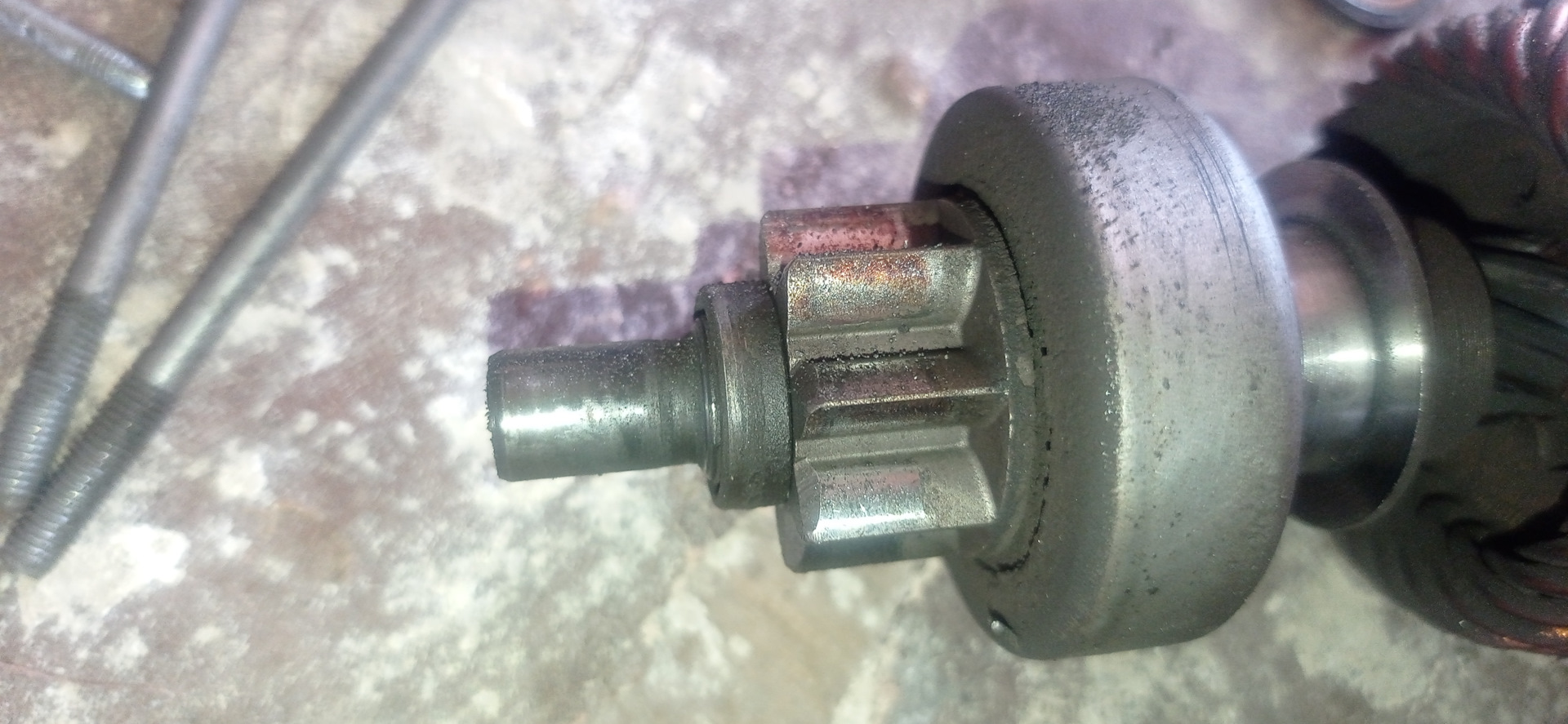 Замена втягивающего реле стартера — Hyundai Elantra (5G), 1,6 л, 2011 ...