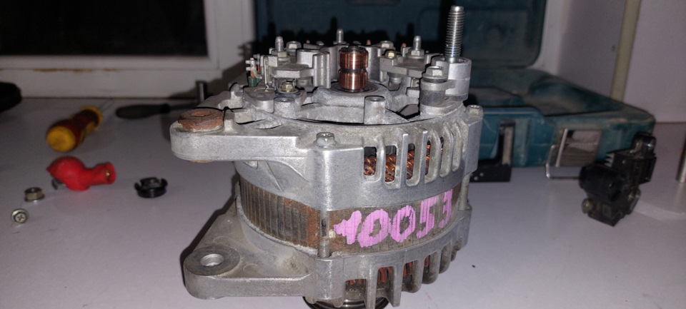 Первым делом питание или установка генератора от nissan tiida 140A в ...