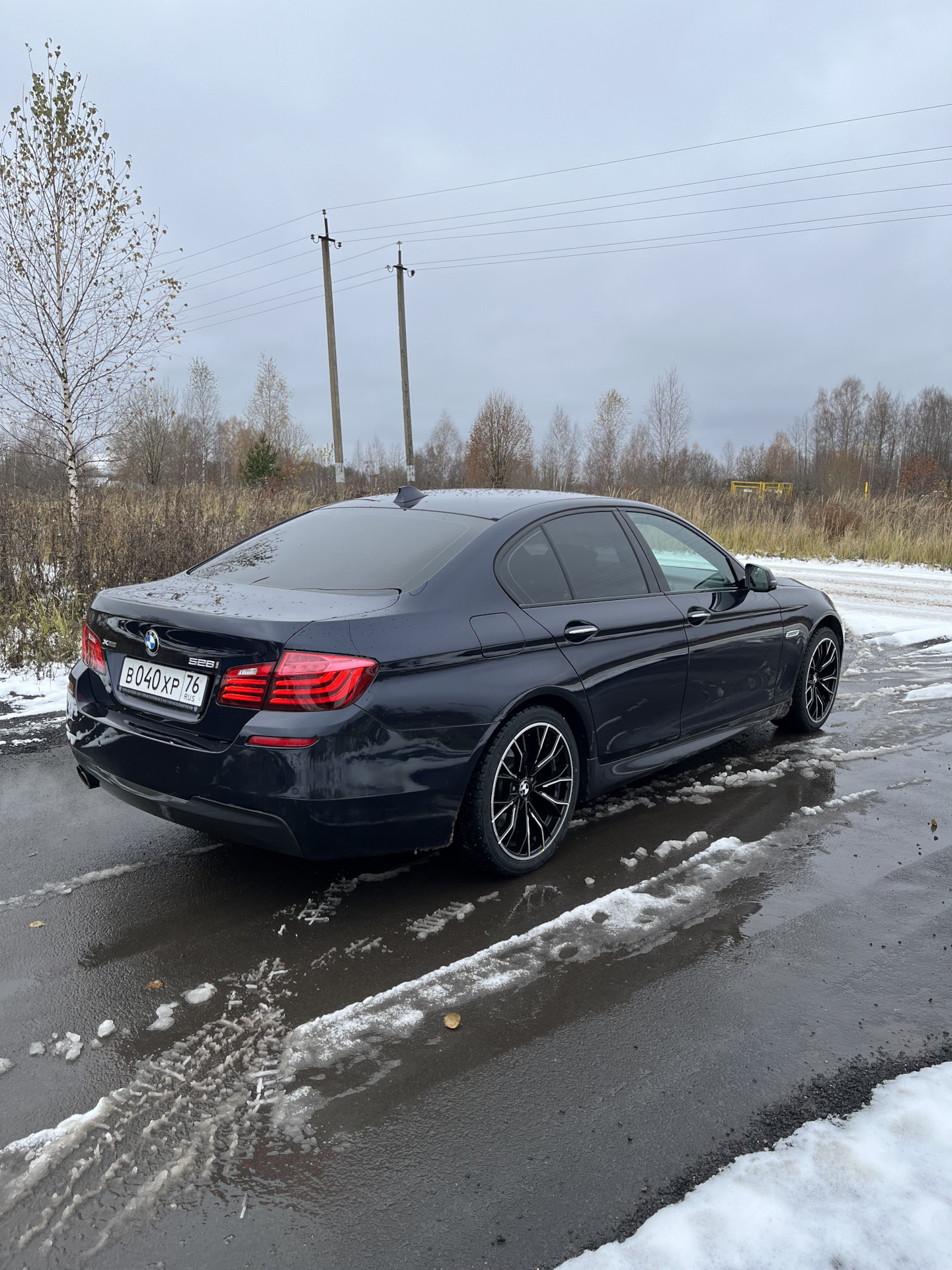 Новые диски + новая резина — BMW 5 series (F10), 2 л, 2014 года ...