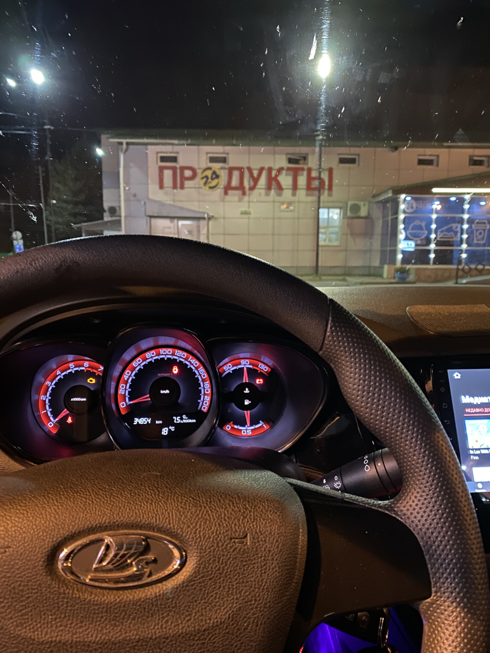 Приборная панель Веста спорт — Lada Vesta (1G), 1,6 л, 2018 года ...
