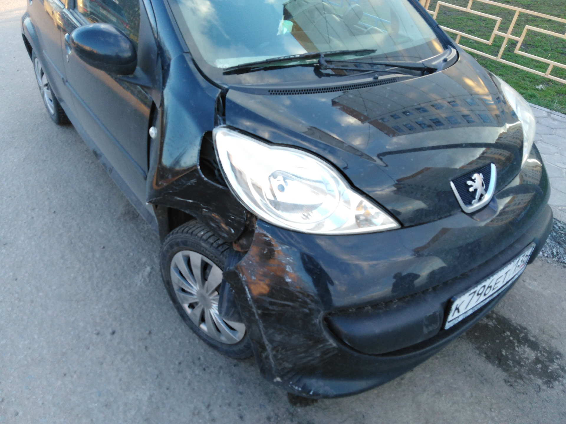 Пьяное ДТП. Пьян был не пыж. — Peugeot 107, 1 л, 2007 года | ДТП | DRIVE2