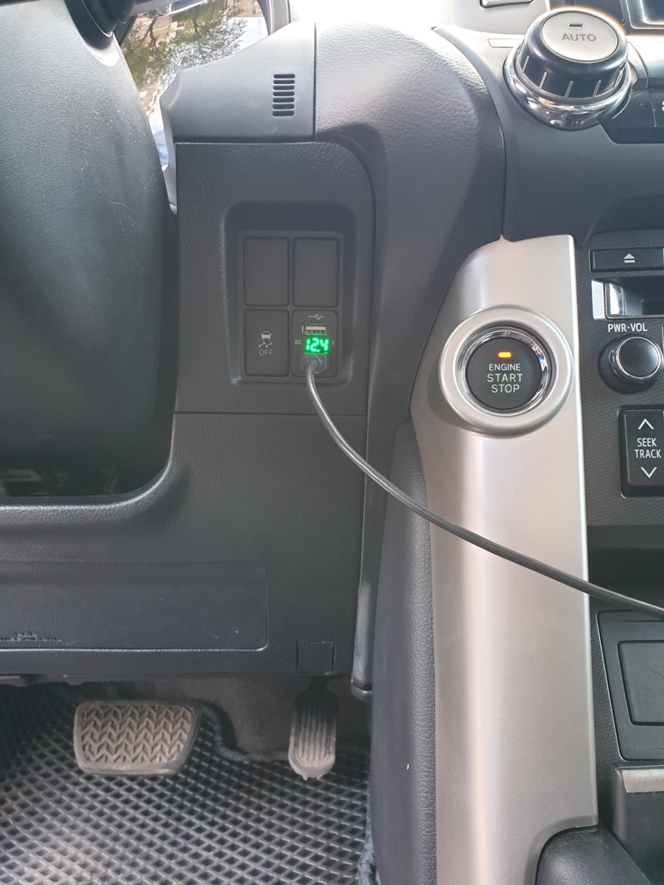 прикурить прадо 150. центральная консоль ленд крузер прадо 150.