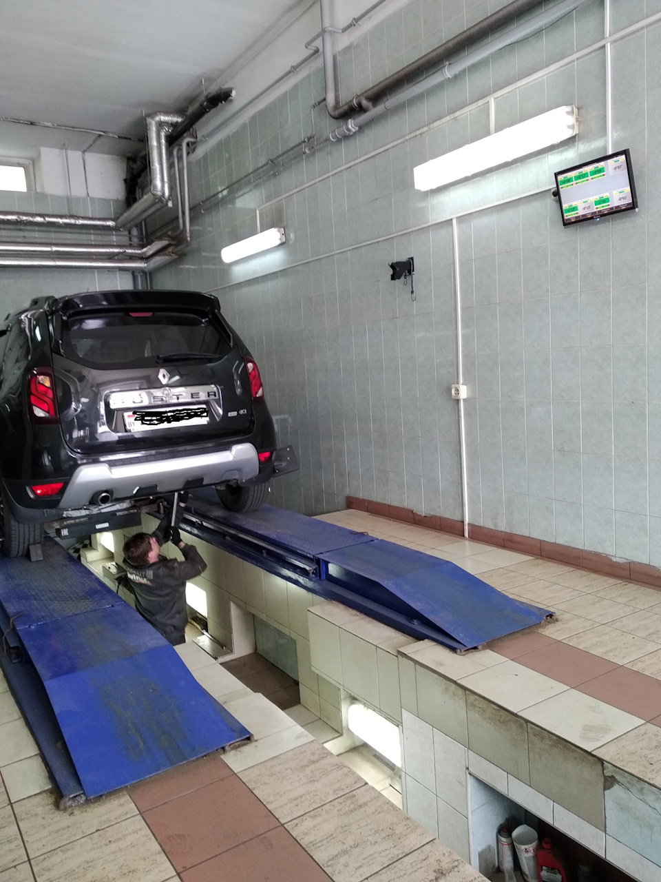 Развал схождение в Минске — Renault Duster (1G), 1,5 л., 2017 года ...