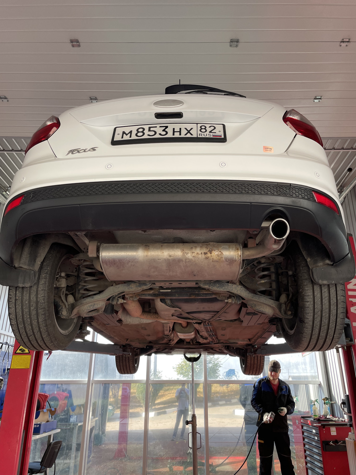 Замена масла в Powershift — Ford Focus III Hatchback, 2 л, 2012 года ...