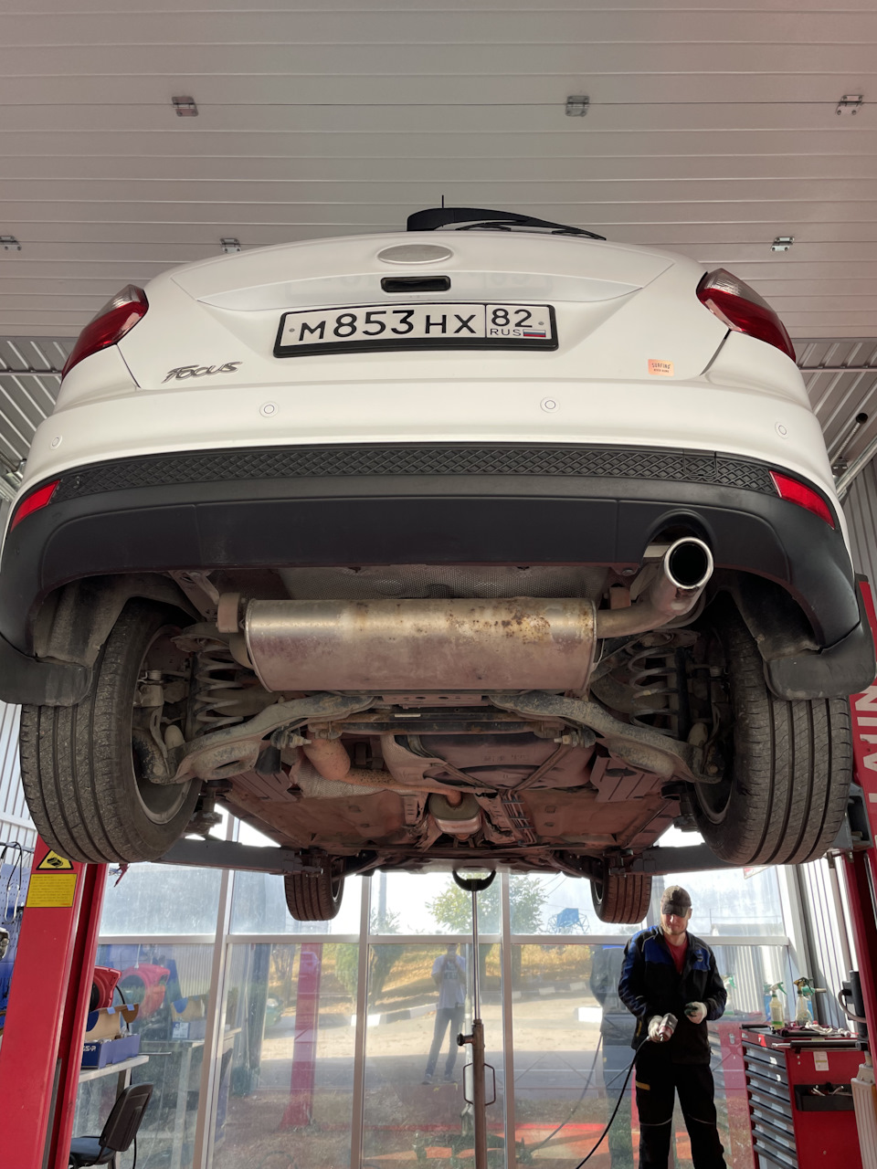 Замена масла в Powershift — Ford Focus III Hatchback, 2 л, 2012 года ...