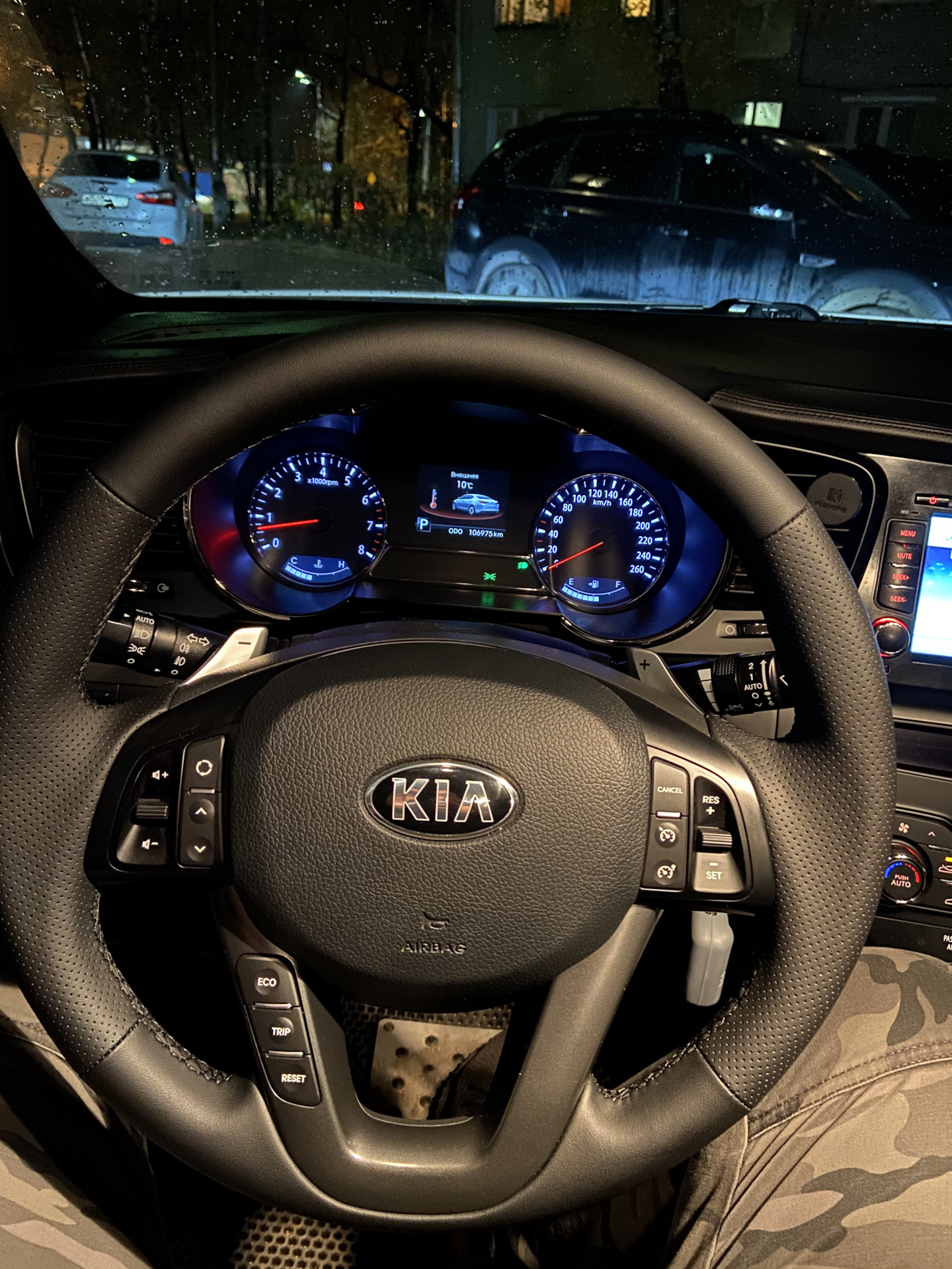 Перетяжка руля kia optima