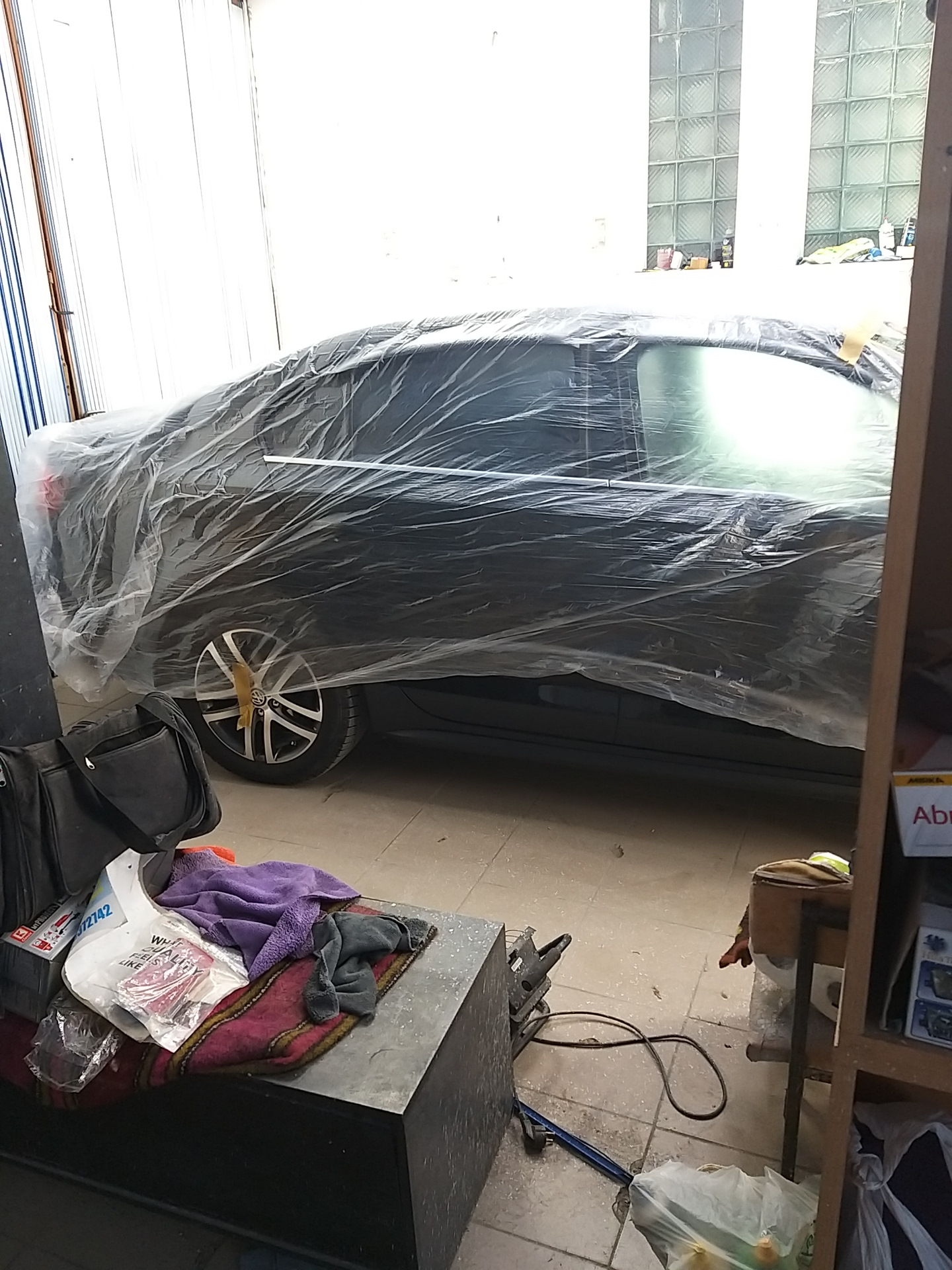 Полировки лобового стекла. Удаление царапин со стекла. — Volkswagen ...