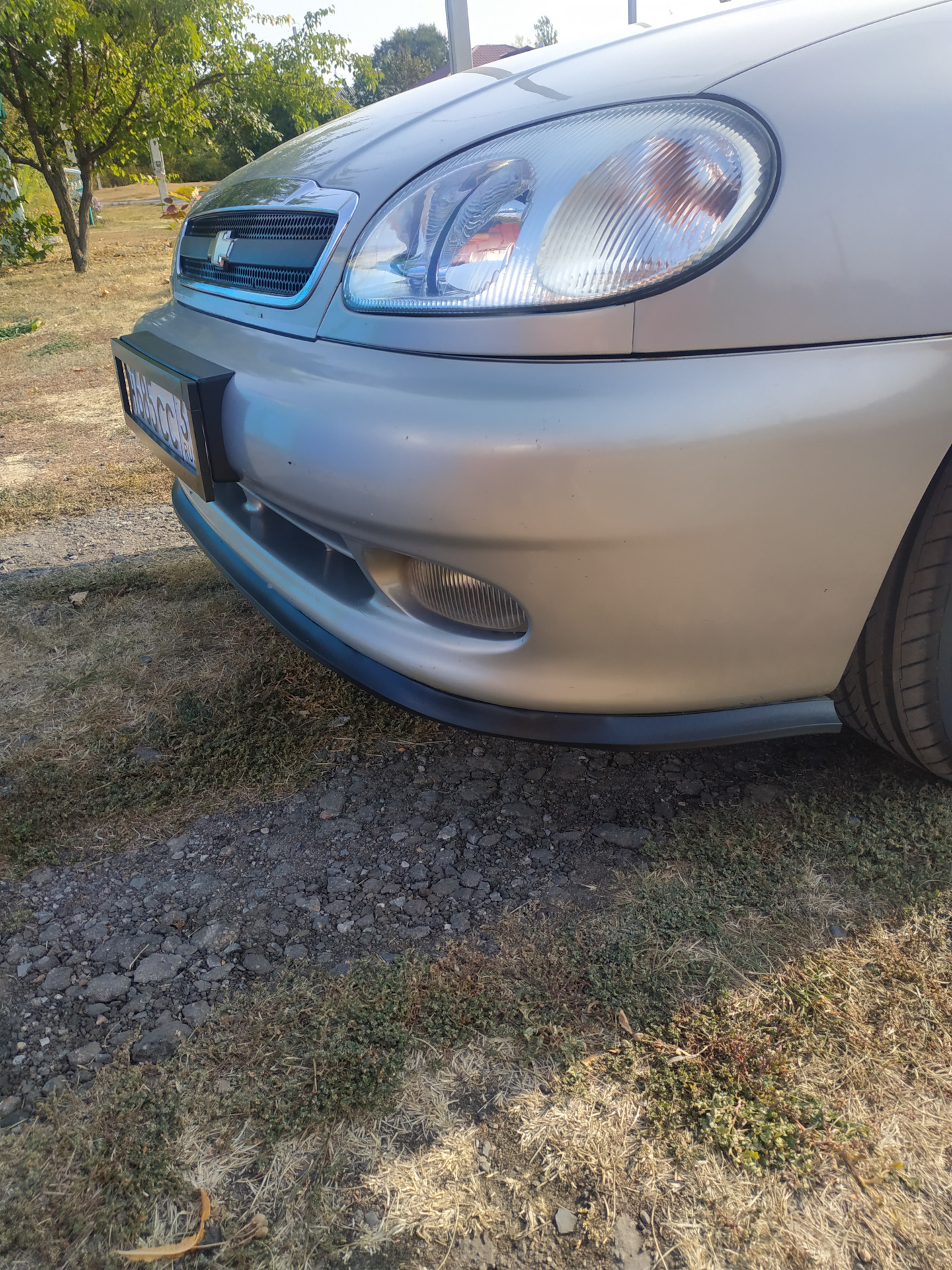 Губа на бампер — Chevrolet Lanos, 1,5 л, 2007 года | стайлинг | DRIVE2