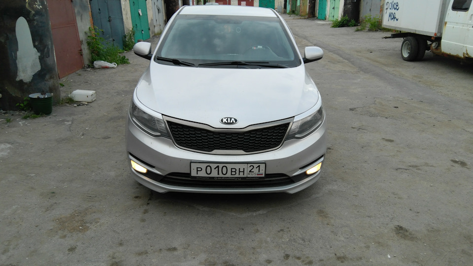 Как снять дхо киа рио 3 Светодиоды в ДХО - KIA Rio (3G), 1,4 л, 2015 года стайлинг DRIVE2