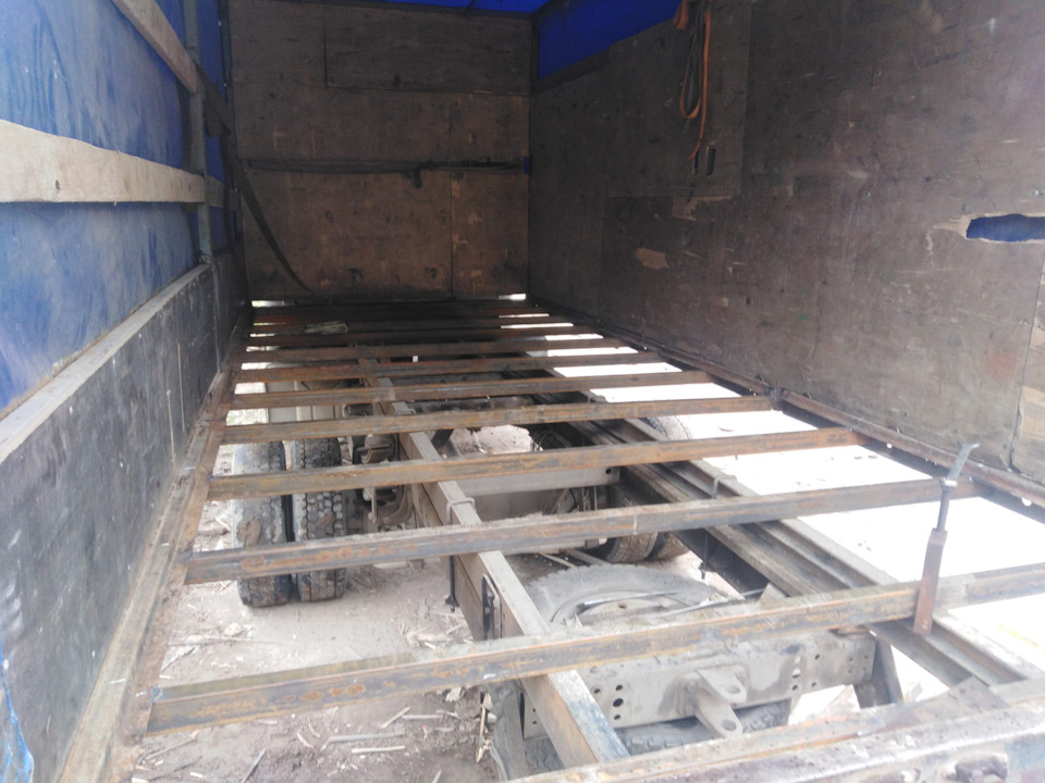 Рама и кузов, день пятый — ГАЗ Валдай, 3,8 л., 2012 года | кузовной ...