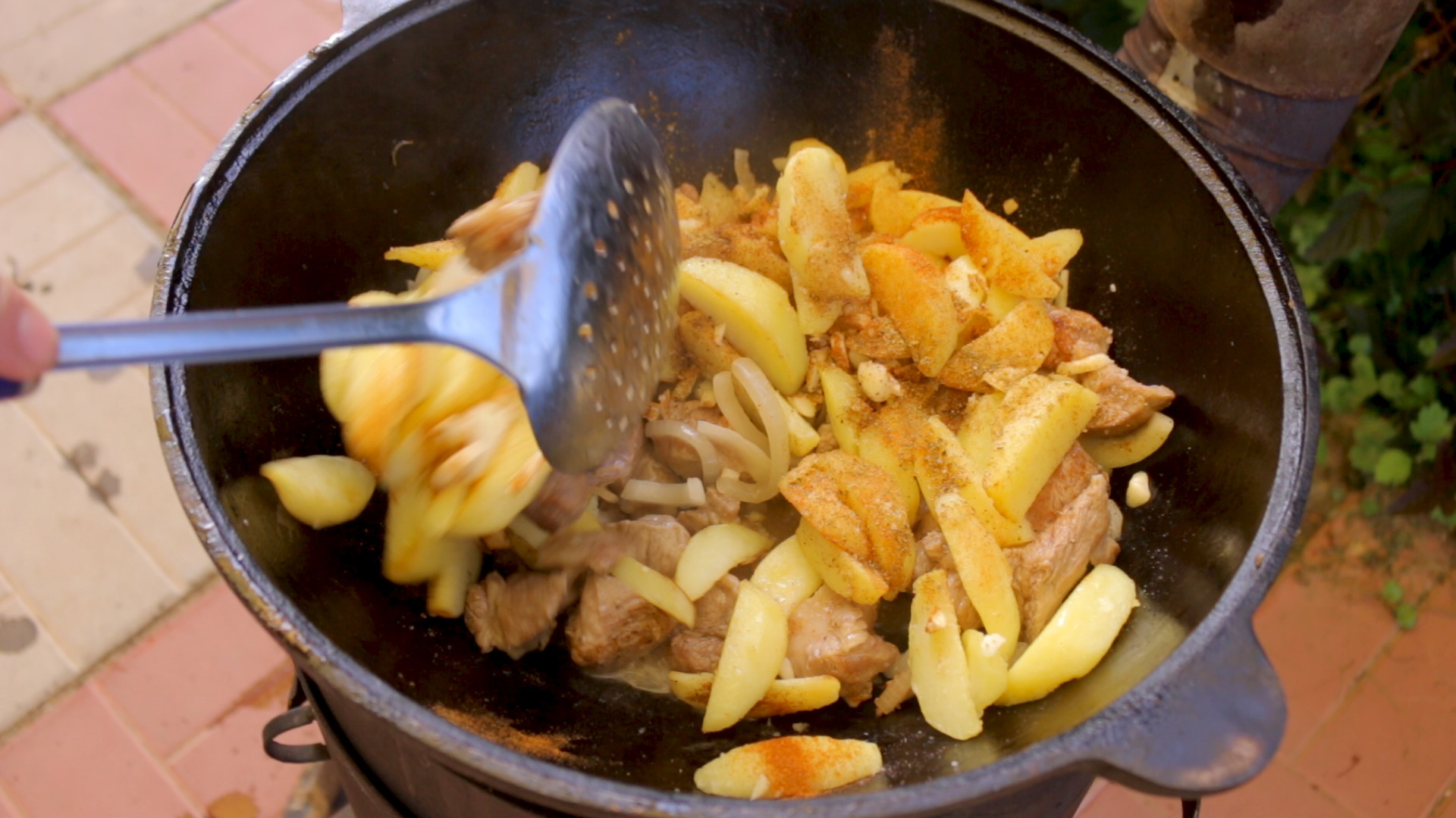 Рецепты для казана на костре с фото пошагово блюда