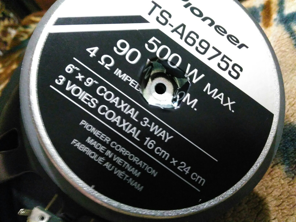 Как снять сетку с динамика pioneer - New Style Sound