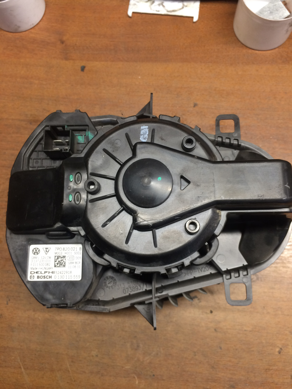 7P0820021 Вентилятор салона VAG | Запчасти на DRIVE2