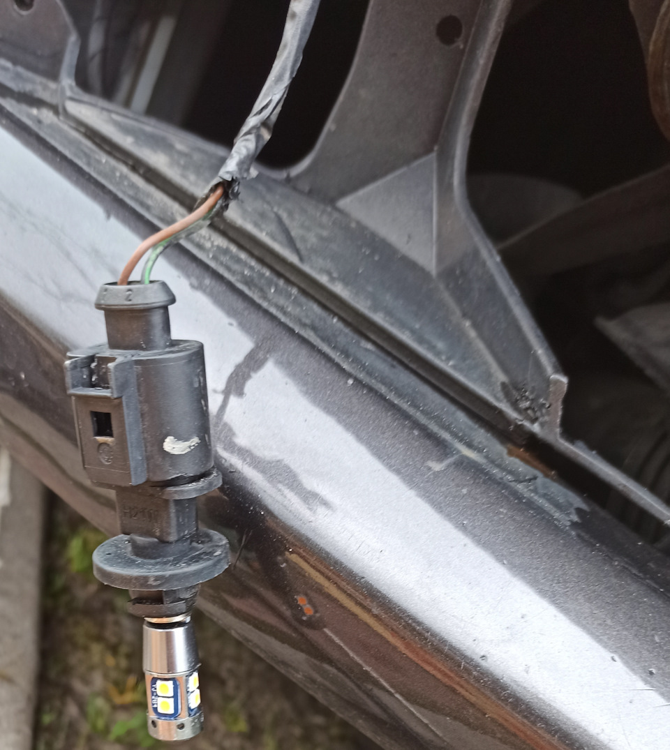 LED Н7 в ближний, диоды в поворотники и габариты. — Volkswagen Passat ...