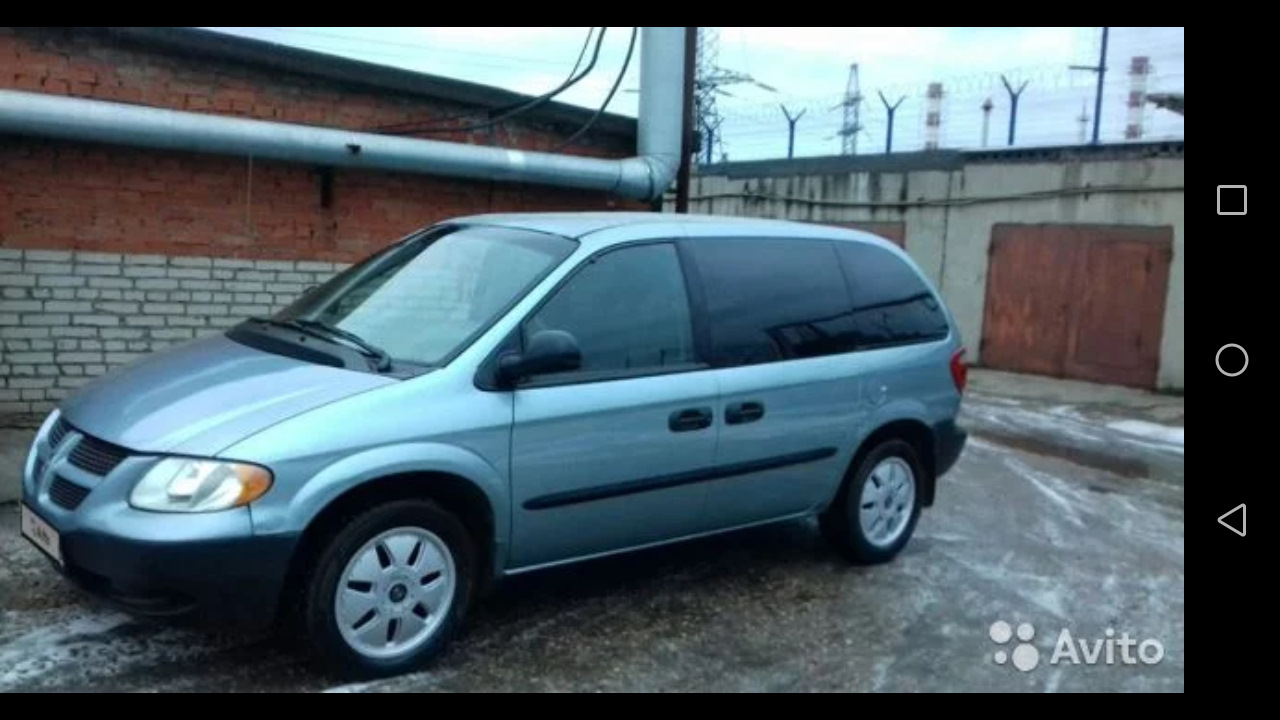 Dodge Caravan IV 2.4 бензиновый 2002 | Голубой вагон на DRIVE2