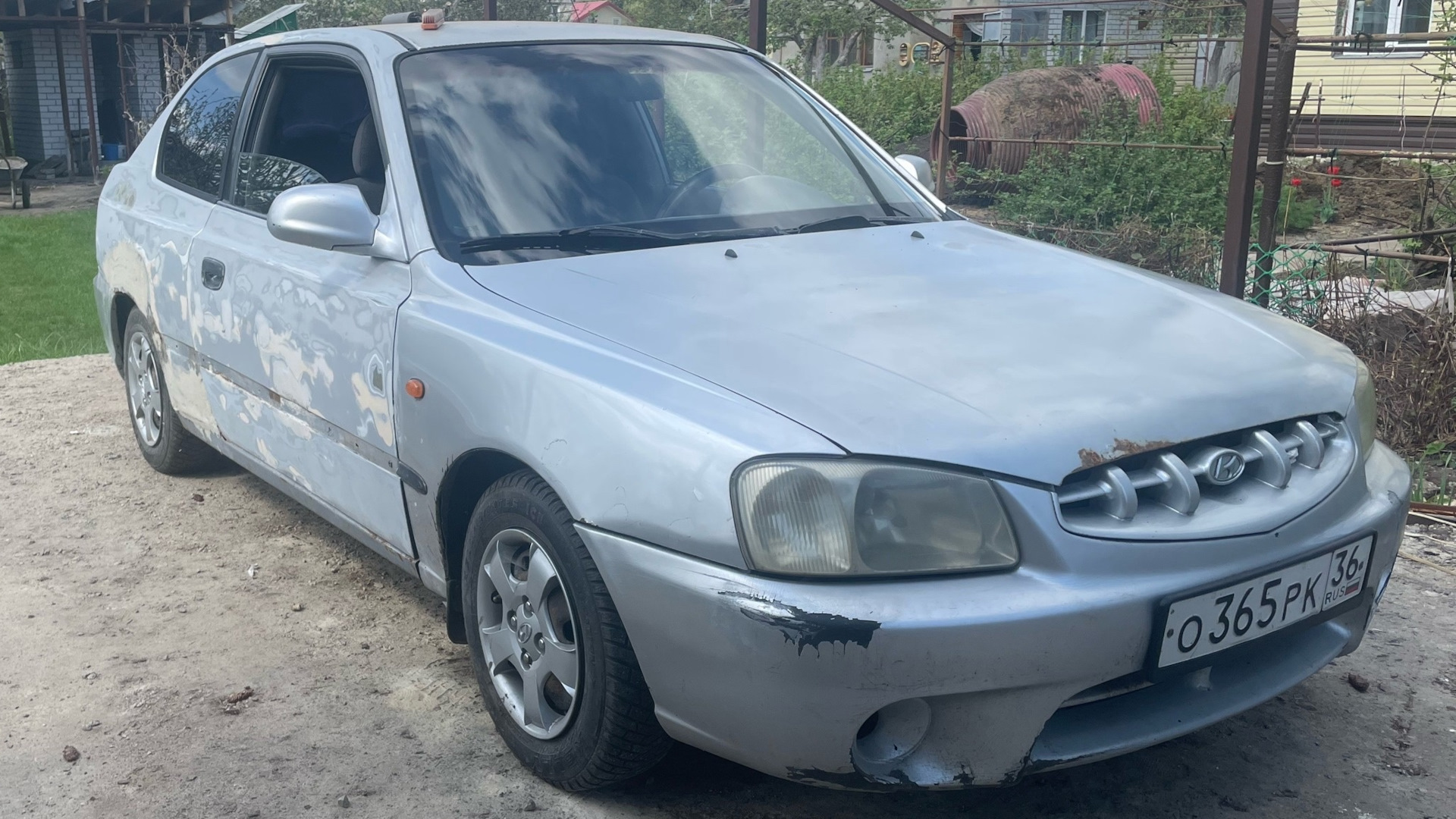 Hyundai Accent (2G) 1.3 бензиновый 1999 | Сын сказал 