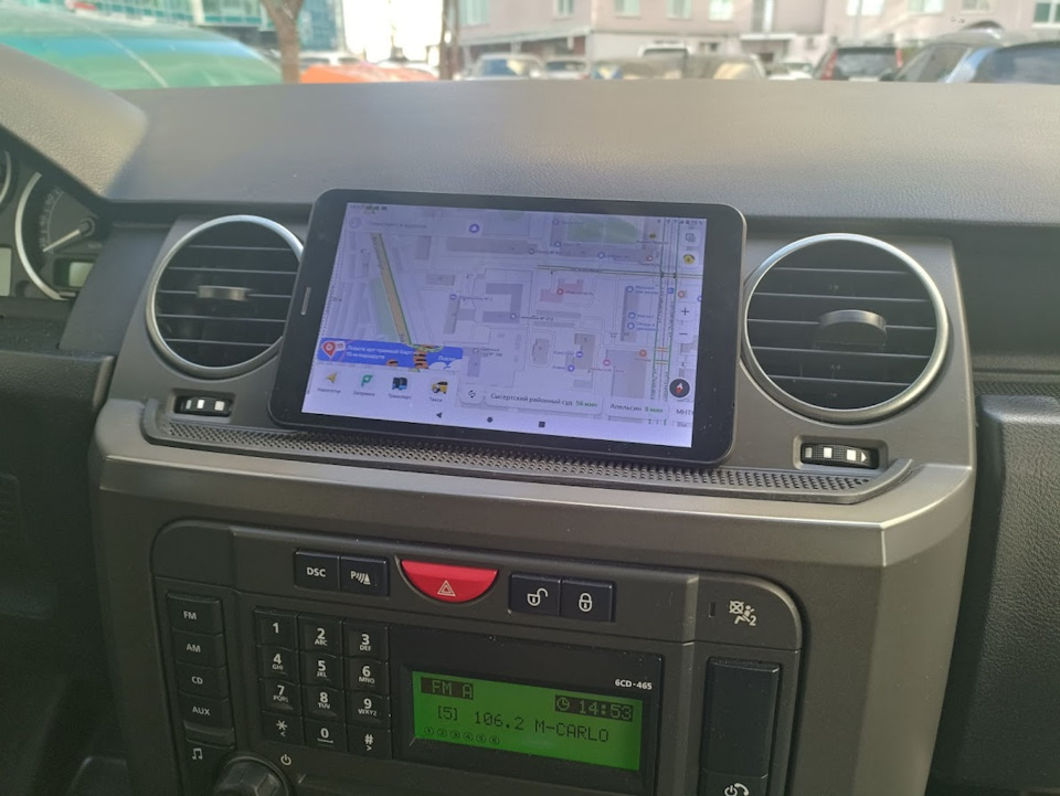 Планшет-навигатор в машину — Land Rover Discovery III, 4,4 л, 2005 года ...