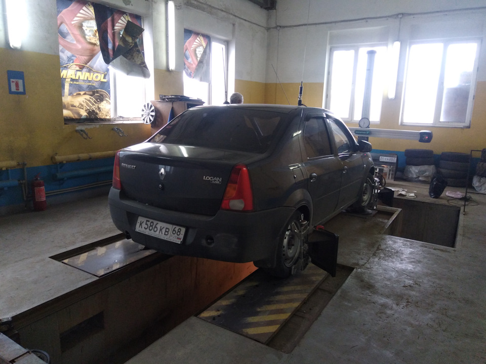 Сход развал в луганске, точнее лучший в лнр — Renault Logan (1G), 1,4 л ...