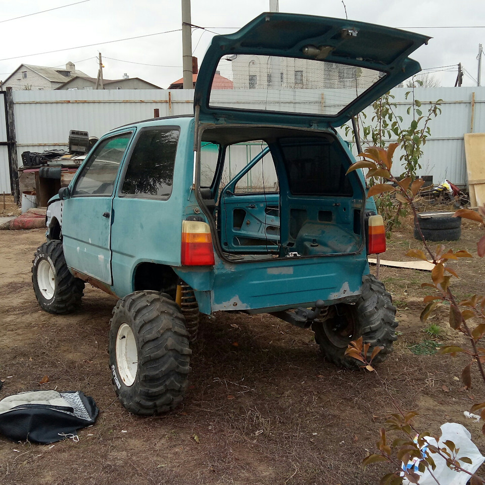 Ока на колесах от квадроцикла