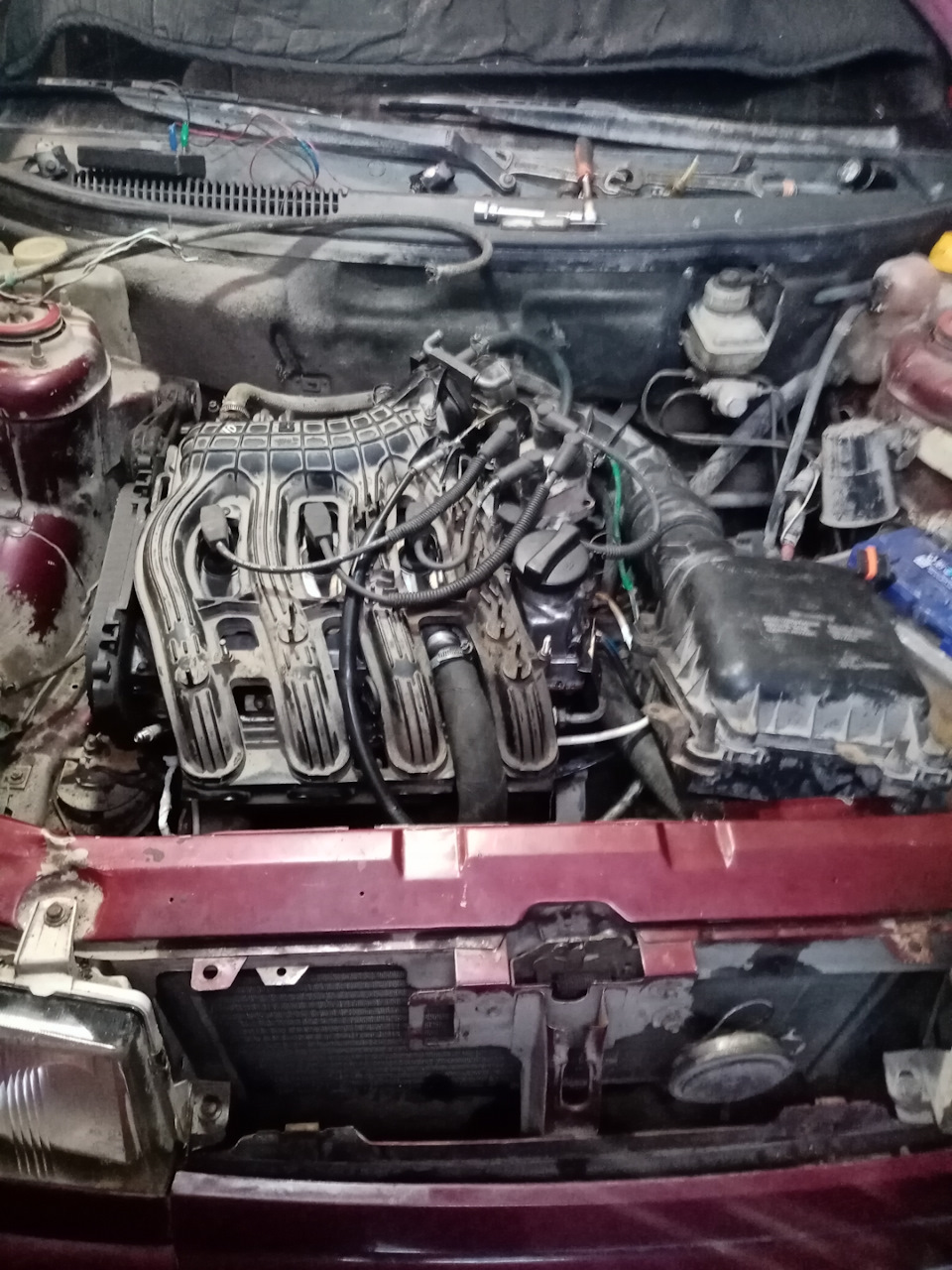 Переделка с 8кл на124 двигатель с катушкой от 8кл. — DRIVE2