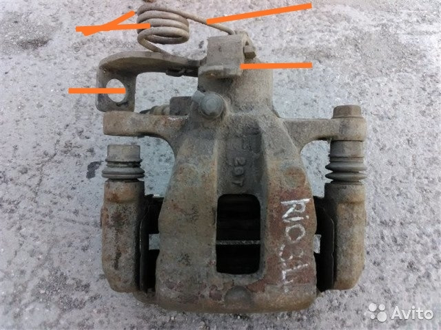 Выкуплю Б/У, неисправные задние суппорта — KIA Rio (3G), 1,4 л, 2014 ...