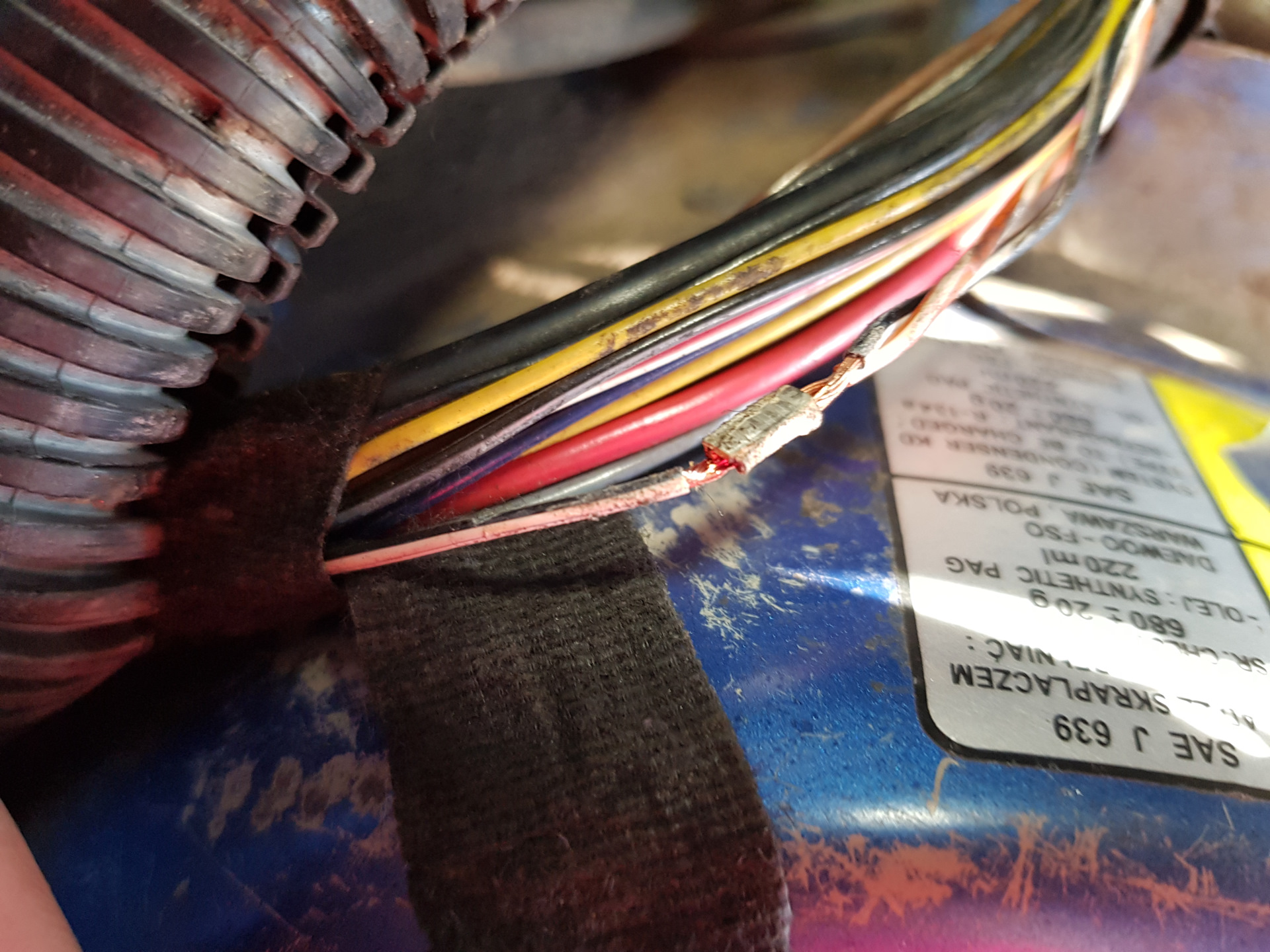 Пропайка косы моторного отсека. — Daewoo Lanos, 1,5 л, 2008 года ...