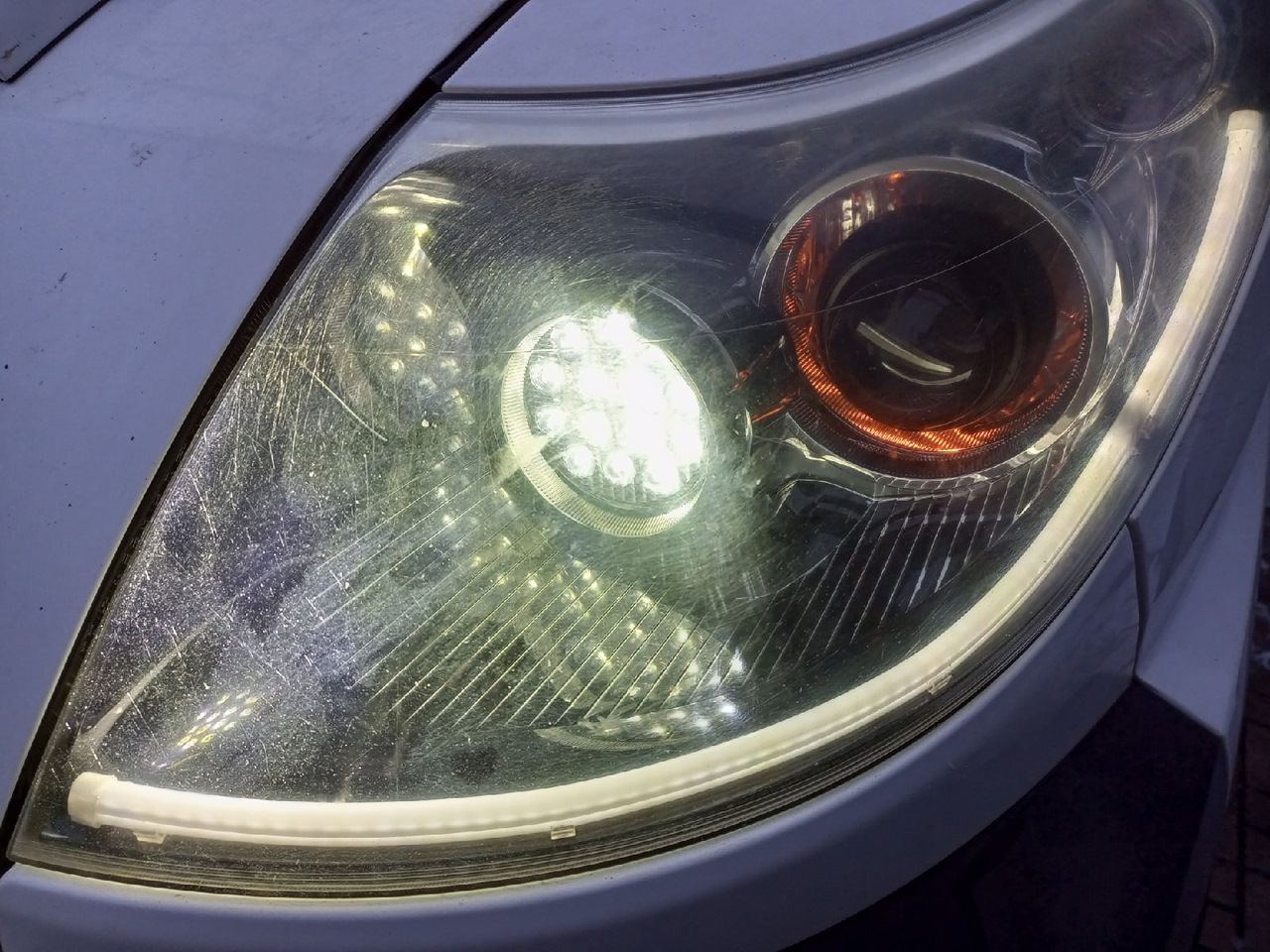 Доработка дальнего. Внедрение LED — FIAT Ducato III, 2 л, 2012 года ...