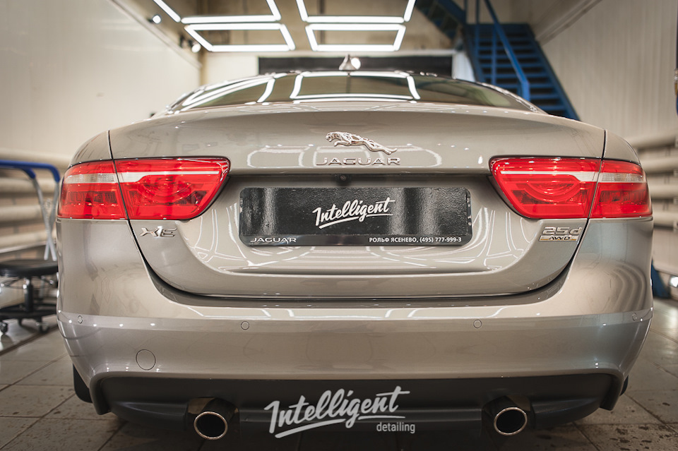 Jaguar XE — полировка и жидкое стекло — intelligentdetailing на DRIVE2