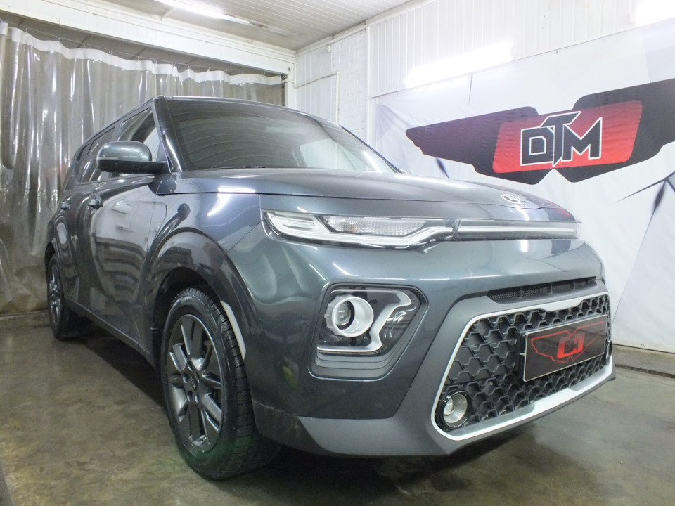 Бронирование фар и Eva коврики — KIA Soul (3G), 2 л, 2019 года | тюнинг ...
