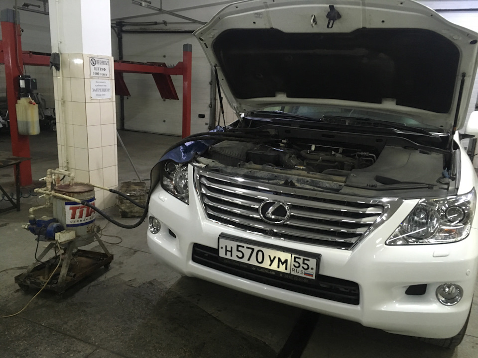 Промывка печек без снятия — Lexus LX (URJ200/URJ201), 5,7 л, 2008 года ...